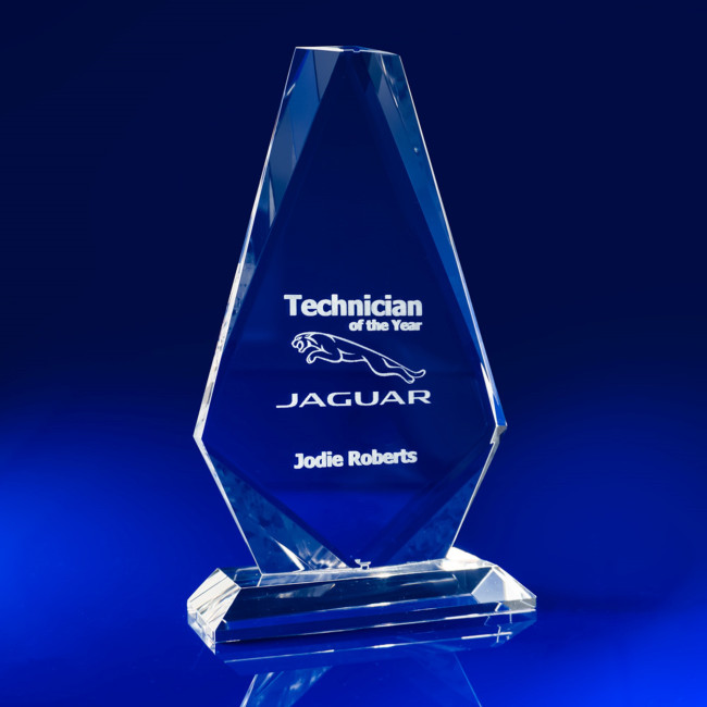 Custom Printed Iceberg Crystal Award, 250