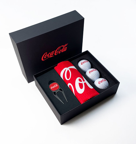 Custom Printed Quatro 3 Ball Golf Presentation Box