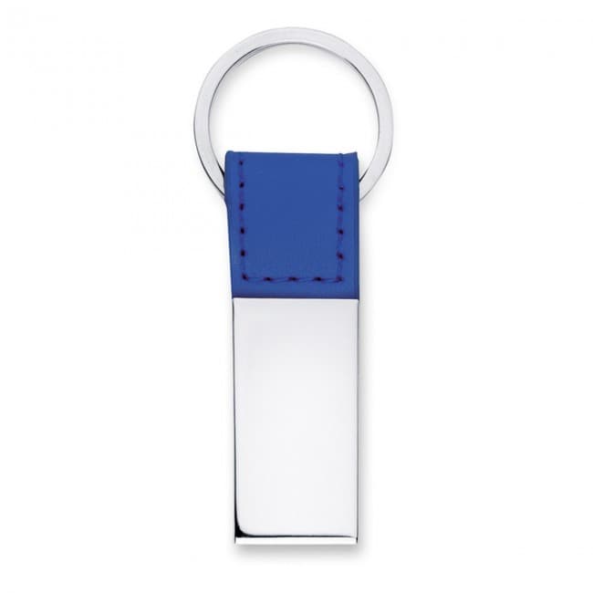 Custom Printed PU & Metal Keyring - Image 1