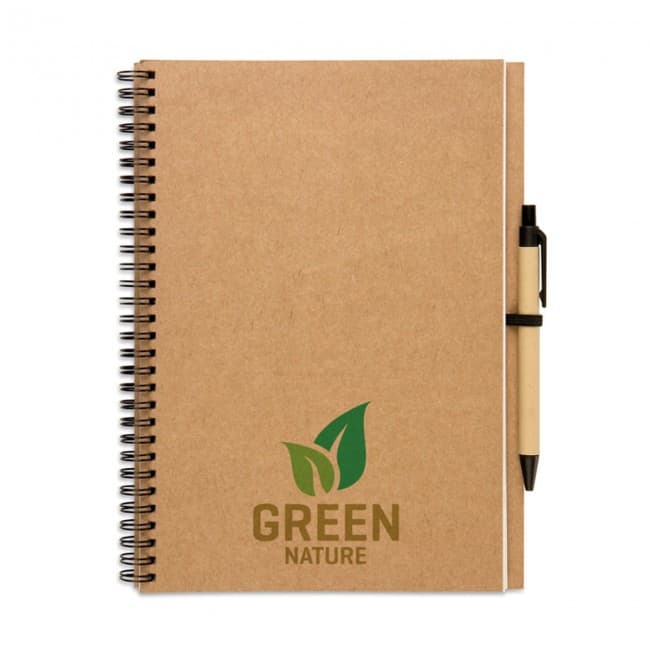 Custom Printed Recycled Notebook & Ballpen - Image 3