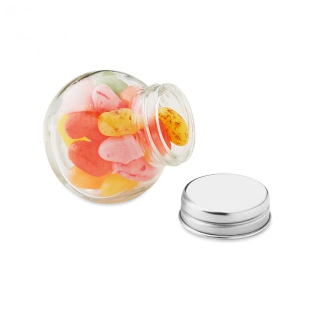 Custom Printed Glass Jar With Jelly Beans - Image 1