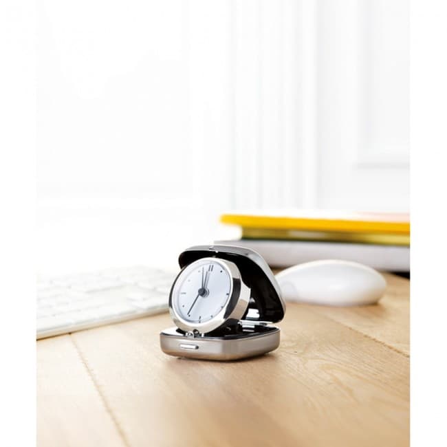 Custom Printed Metal travel alarm clock - Image 5