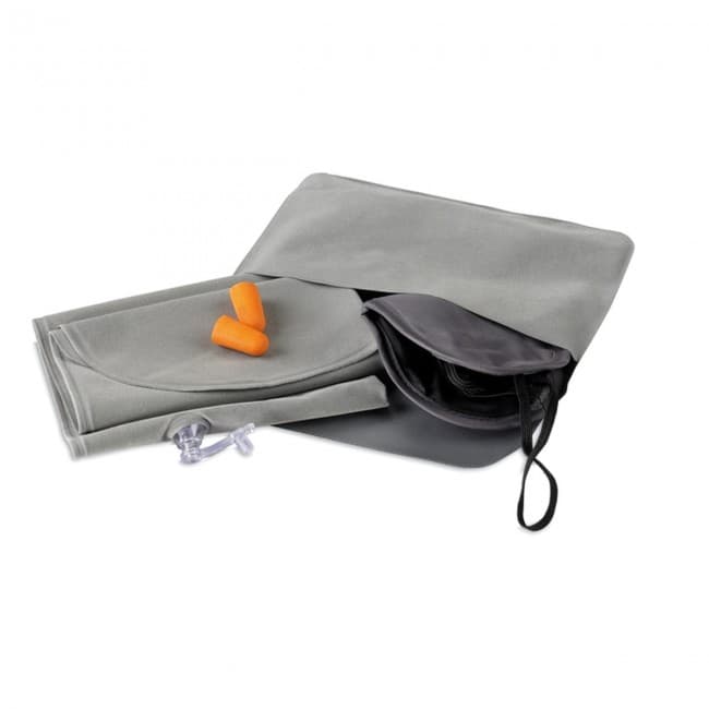 Custom Printed Travel Set With Pillow Eye Mask Plugs - Image 8