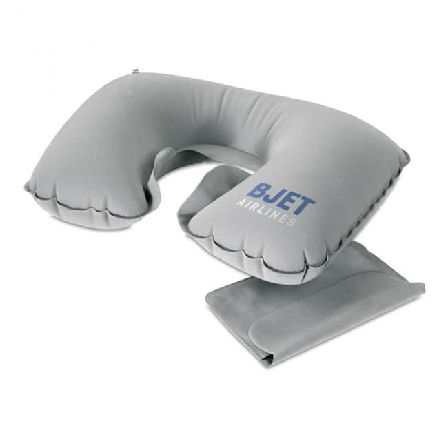 Custom Printed Inflatable Pillow In Pouch - Image 2