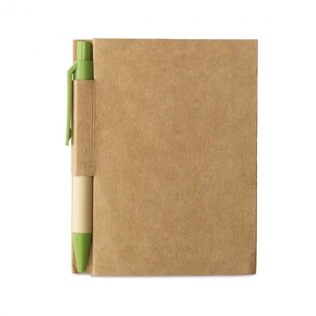 Custom Printed Recycled Notebook With Pen - Image 4