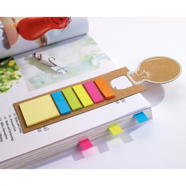 Custom Printed Bookmark With Sticky Memo Pad - Image 3