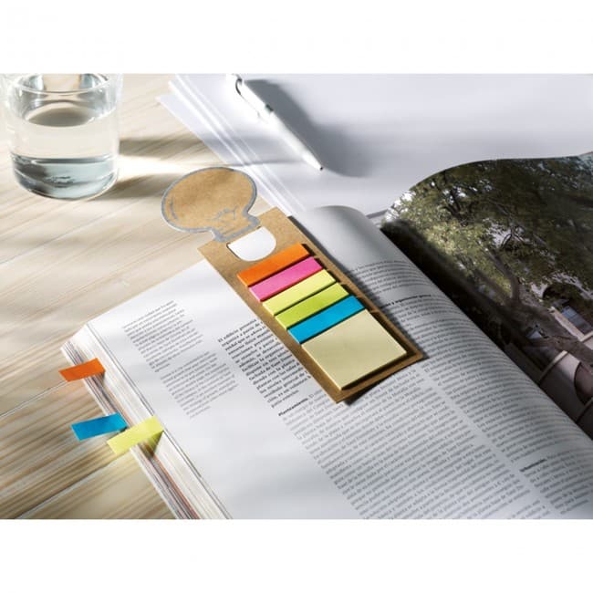 Custom Printed Bookmark With Sticky Memo Pad - Image 5