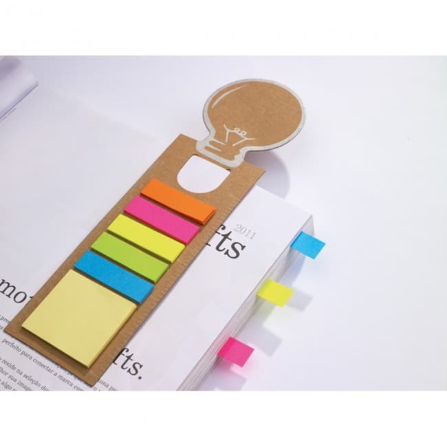 Custom Printed Bookmark With Sticky Memo Pad - Image 7