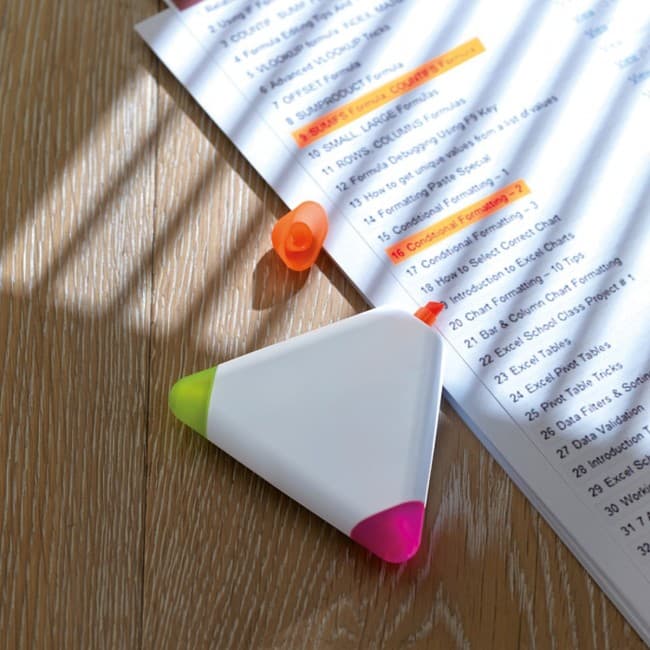 Custom Printed Triangular Highlighter - Image 6