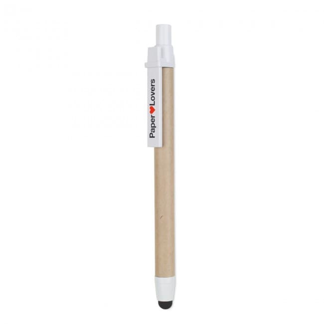 Custom Printed Recycled Carton Touch Pen - Image 1