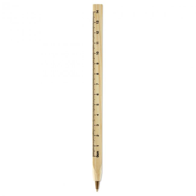 Custom Printed Wooden Ruler Pen - Image 2