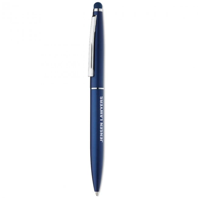 Custom Printed Twist Type Pen With Stylus Top - Image 4