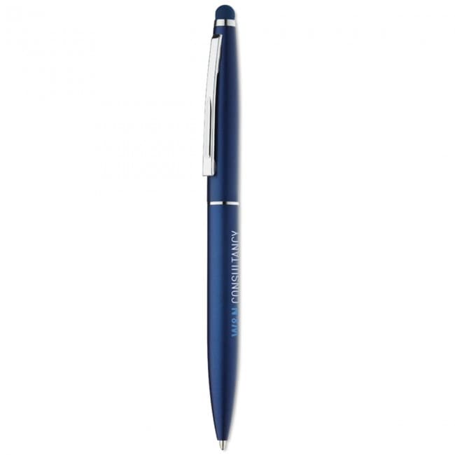 Custom Printed Twist Type Pen With Stylus Top - Image 3