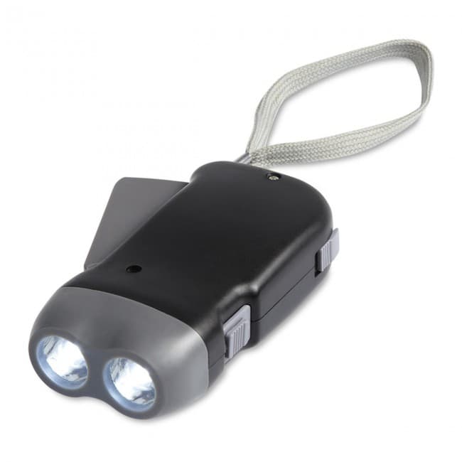 Custom Printed 2 LED Dynamo Torch - Image 4