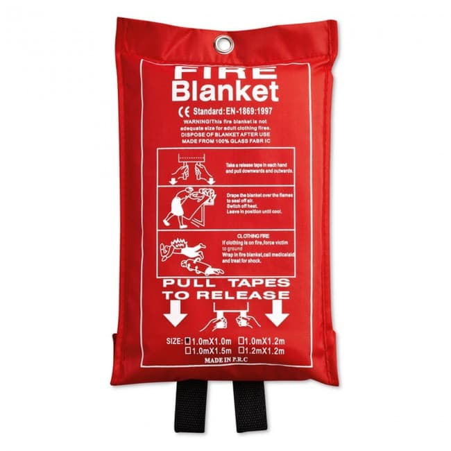 Custom Printed Fire Blanket In Pouch 100x95cm - Image 4