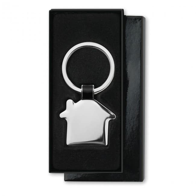 Custom Printed House shaped Keyring - Image 2