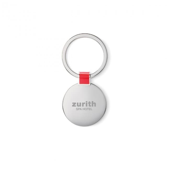 Custom Printed Round shaped Keyring - Image 3