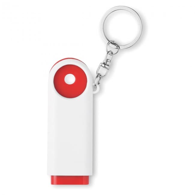 Custom Printed Key ring torch with token - Image 3