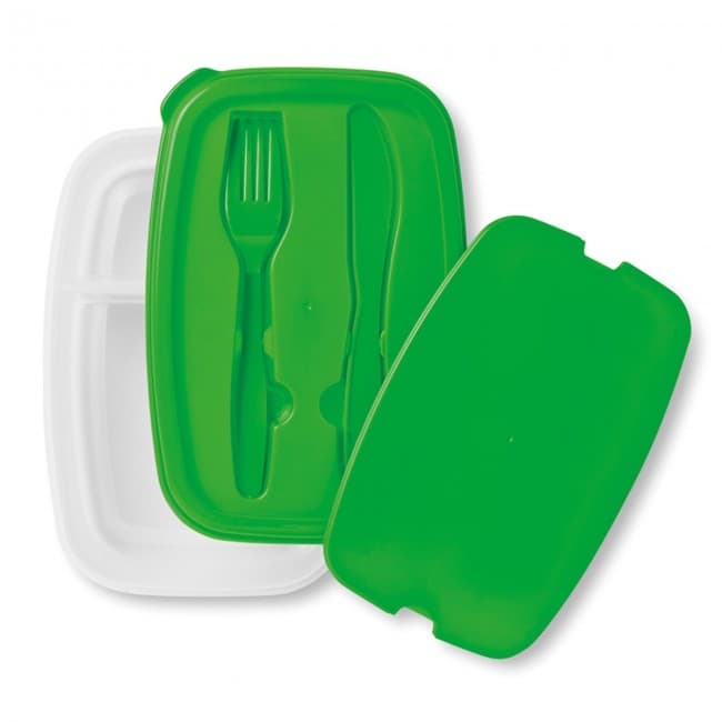 Custom Printed Lunch box with cutlery set - Image 6