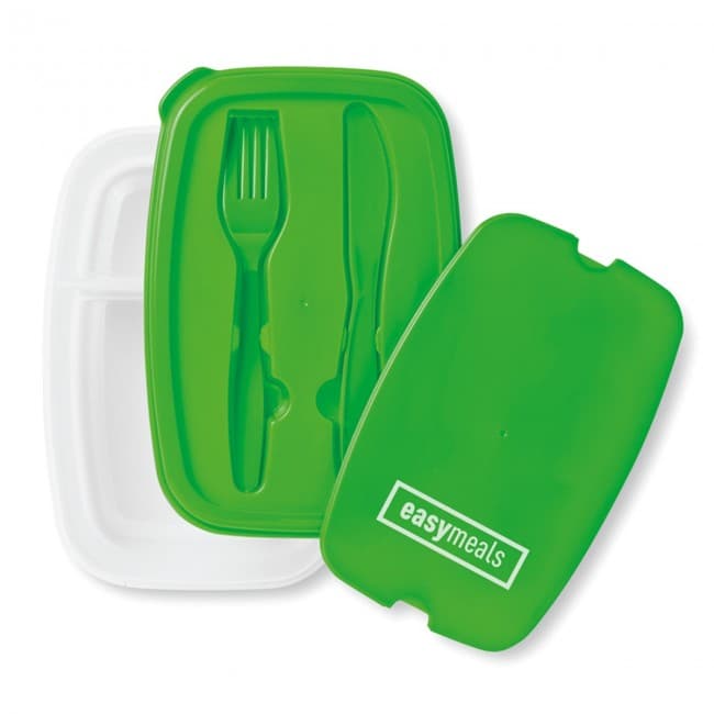 Custom Printed Lunch box with cutlery set - Image 5