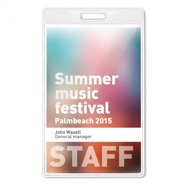 Custom Printed Transparent Badge 7.5x12.5cm - Image 6