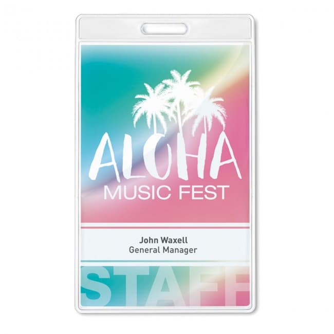 Custom Printed Transparent Badge 7.5x12.5cm - Image 4