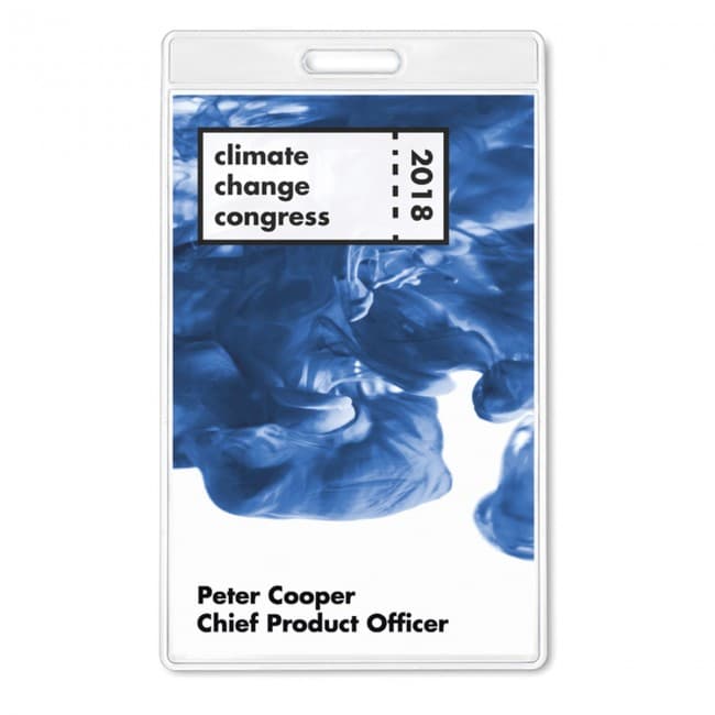 Custom Printed Transparent Badge 7.5x12.5cm - Image 3