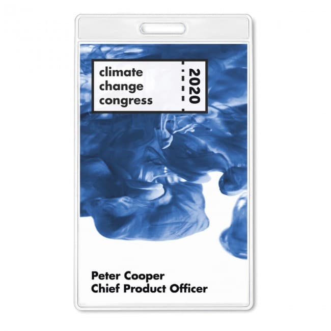 Custom Printed Transparent Badge 7.5x12.5cm - Image 2