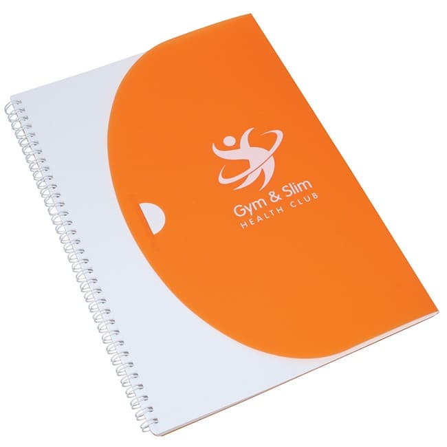 Custom Printed Wiro-Smart Curve A4 Notebook