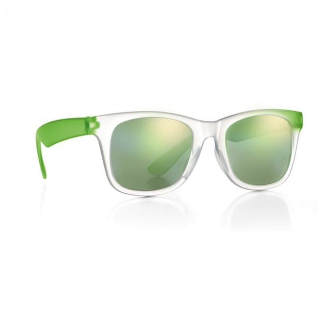 Custom Printed Sunglasses With Mirrored Lens - Image 1