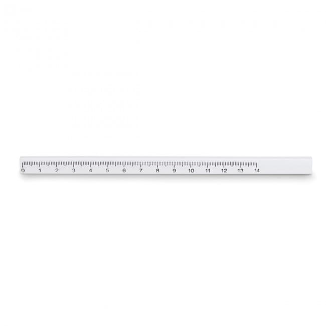 Custom Printed Carpenters Pencil With Ruler - Image 1