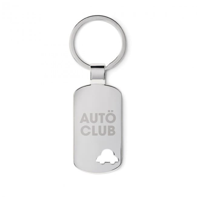 Custom Printed Keyring with car detail - Image 2