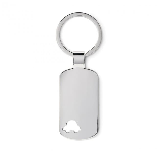 Custom Printed Keyring with car detail - Image 1