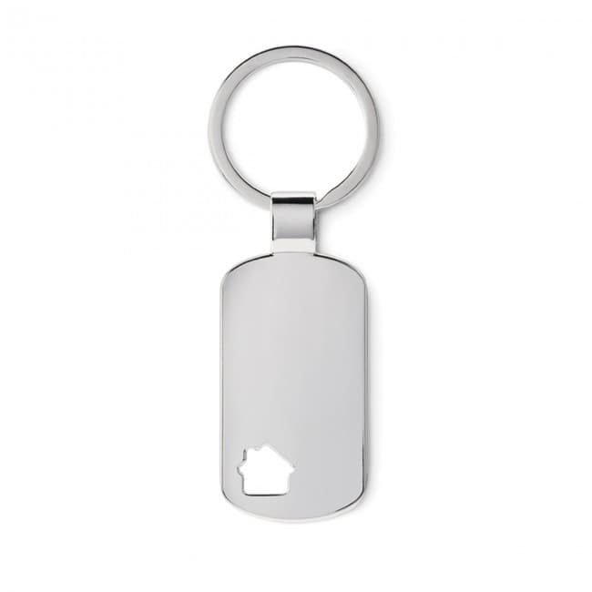 Custom Printed Keyring With House Detail - Image 1