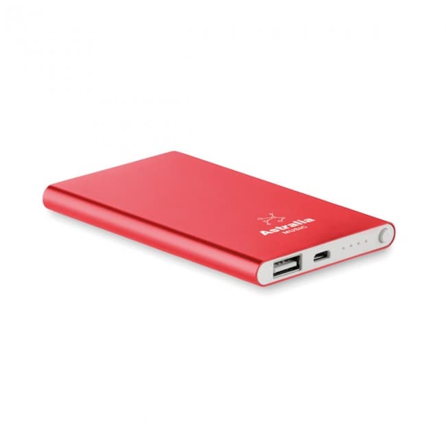 Custom Printed Flat Power Bank 4000mAh - Image 4