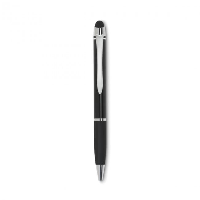 Custom Printed Aluminium pen with stylus - Image 1