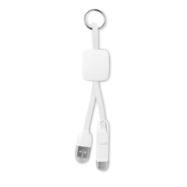 Custom Printed Keyring with USB type C plug - Image 3