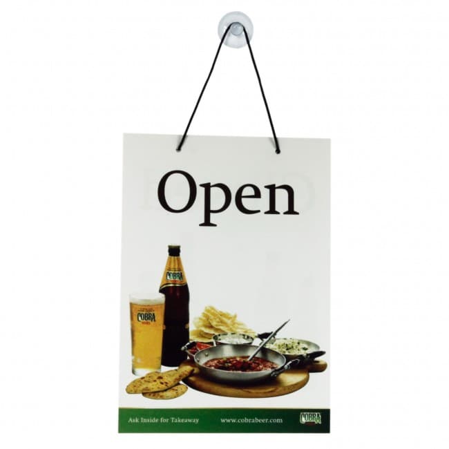 Custom Printed Misc Open and Closed Sign - Image 3