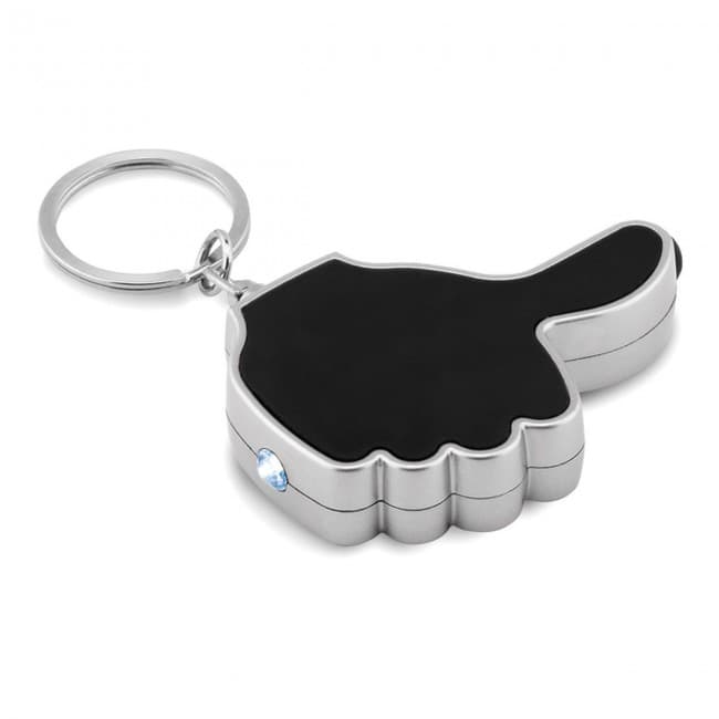 Custom Printed Thumbs Up Led Light Keyring - Image 10