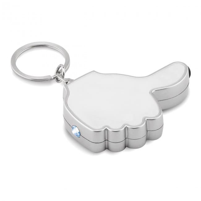 Custom Printed Thumbs Up Led Light Keyring - Image 6