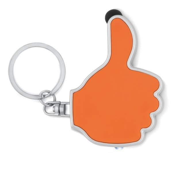 Custom Printed Thumbs Up Led Light Keyring - Image 5