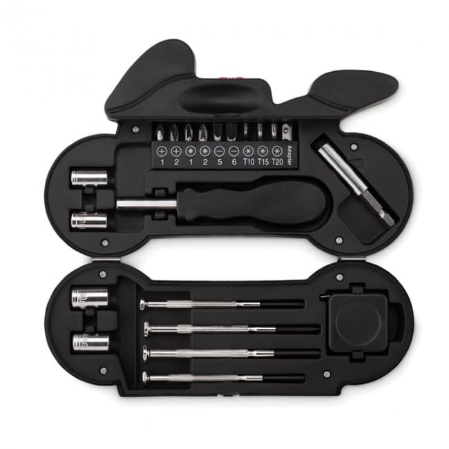 Custom Printed Motorbike shaped tool set - Image 1