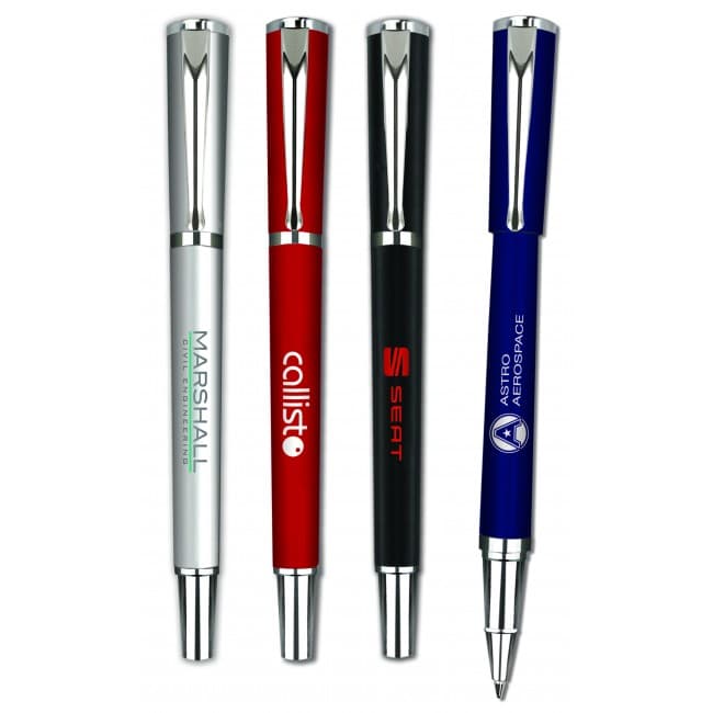 Custom Printed Evora Silver Ballpen by Inovo Design