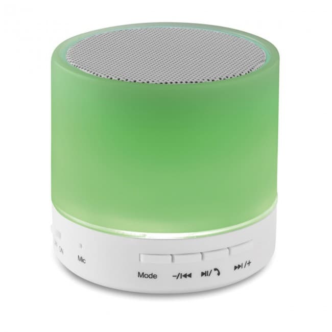 Custom Printed Round LED Wireless Speaker - Image 4