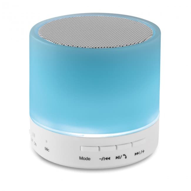 Custom Printed Round LED Wireless Speaker - Image 5