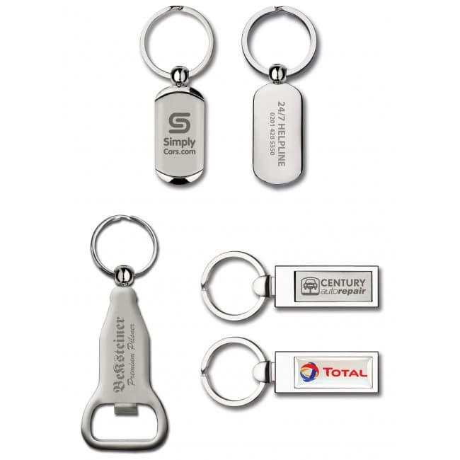 Custom Printed Premium Bottle Opener Keyring