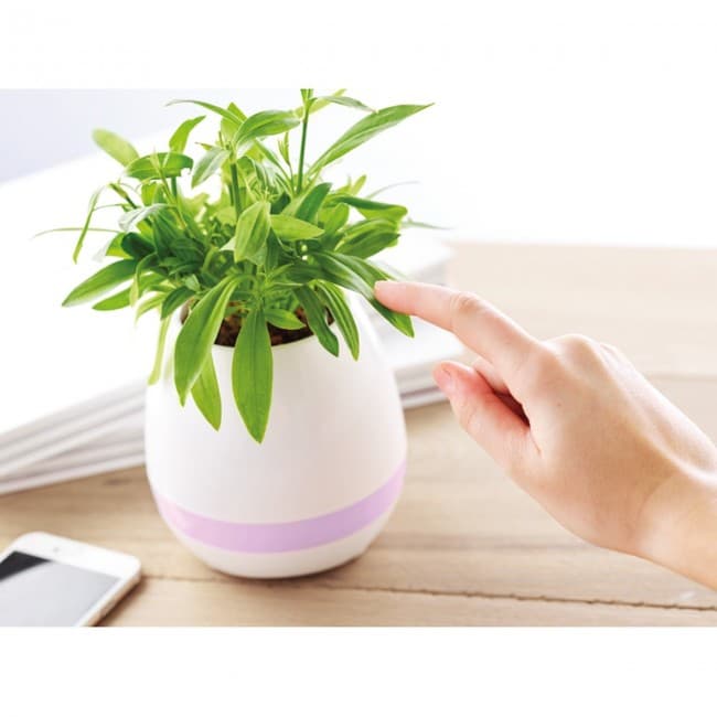 Custom Printed Bluetooth speaker flower pot - Image 5