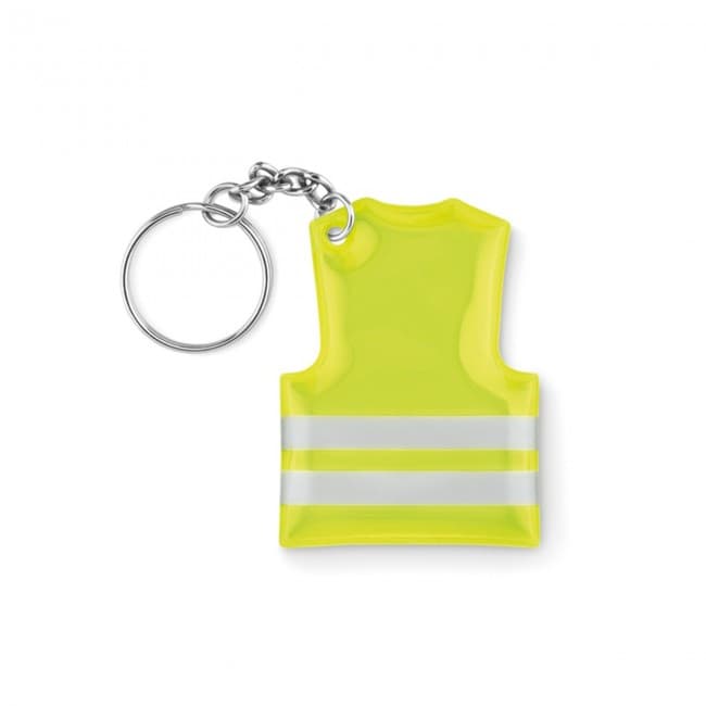 Custom Printed Keyring With Reflecting Vest - Image 4