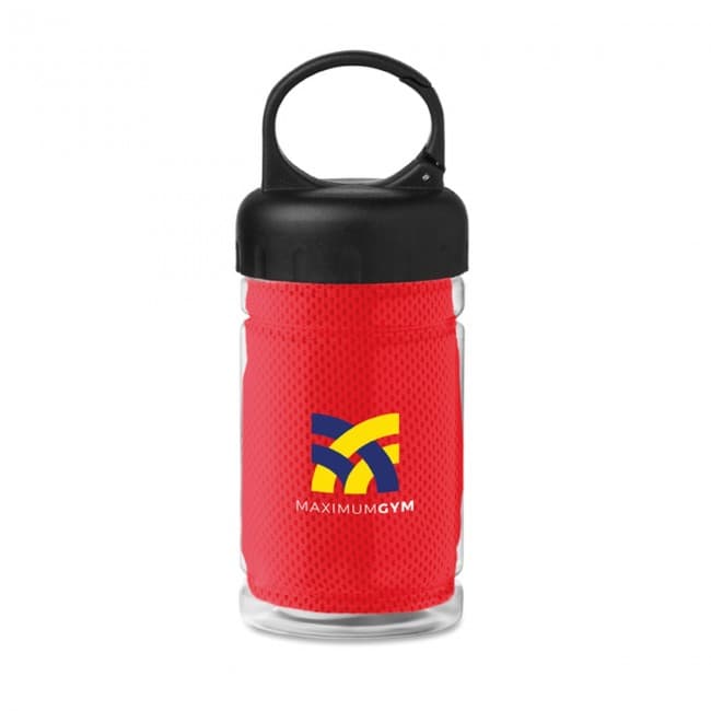 Custom Printed Cooling Towel In PET Bottle - Image 11