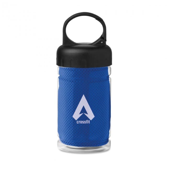 Custom Printed Cooling Towel In PET Bottle - Image 4